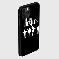 Чехол для iPhone 12 Pro Max Beatles, цвет: 3D-черный — фото 2