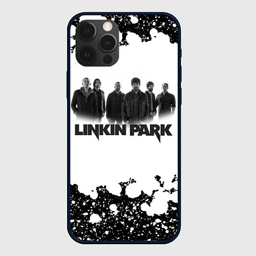 Чехол iPhone 12 Pro Max LINKIN PARKспина / 3D-Черный – фото 1
