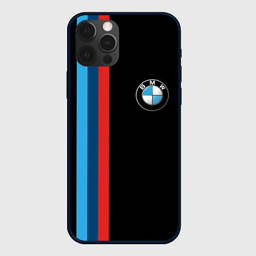 Чехол iPhone 12 Pro Max BMW / 3D-Черный – фото 1