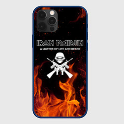 Чехол для iPhone 12 Pro Max IRON MAIDEN, цвет: 3D-тёмно-синий