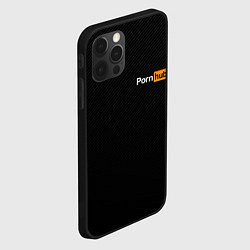 Чехол для iPhone 12 Pro Max PORNHUB, цвет: 3D-черный — фото 2