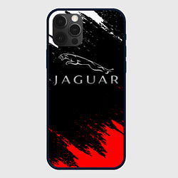 Чехол для iPhone 12 Pro Max Jaguar, цвет: 3D-черный