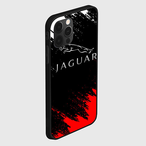 Чехол iPhone 12 Pro Max Jaguar / 3D-Черный – фото 2