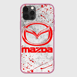 Чехол iPhone 12 Pro Max MAZDA RED LOGO
