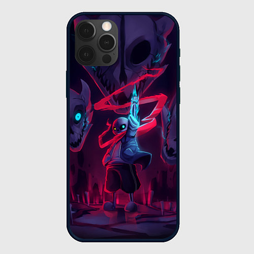 Чехол iPhone 12 Pro Max UNDERTALE / 3D-Черный – фото 1
