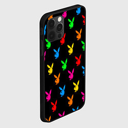 Чехол для iPhone 12 Pro Max PLAYBOY, цвет: 3D-черный — фото 2