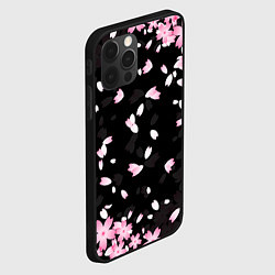 Чехол для iPhone 12 Pro Max САКУРА, цвет: 3D-черный — фото 2