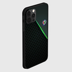Чехол для iPhone 12 Pro Max Alfa Romeo, цвет: 3D-черный — фото 2
