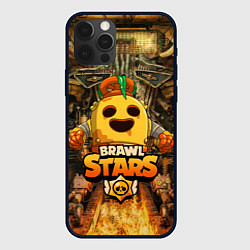 Чехол для iPhone 12 Pro Max Brawl Stars Robot Spike, цвет: 3D-черный