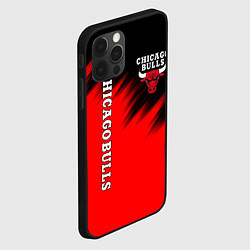 Чехол для iPhone 12 Pro Max CHICAGO BULLS, цвет: 3D-черный — фото 2