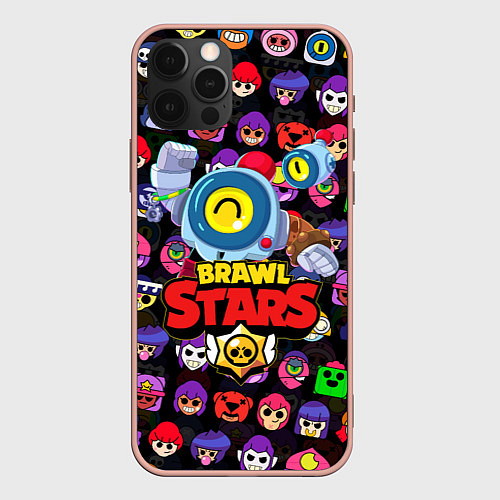 Чехол iPhone 12 Pro Max BRAWL STARS NANI / 3D-Светло-розовый – фото 1