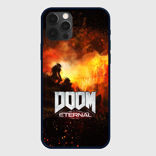 Чехол iPhone 12 Pro Max DOOM ETERNAL / 3D-Черный – фото 1