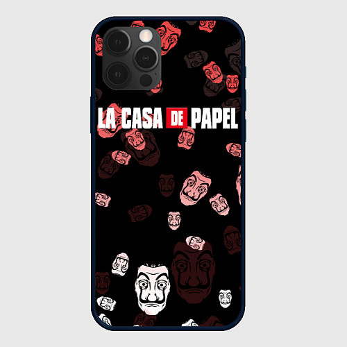 Чехол iPhone 12 Pro Max La Casa de Papel Z / 3D-Черный – фото 1