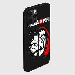Чехол для iPhone 12 Pro Max La casa de papel, цвет: 3D-черный — фото 2