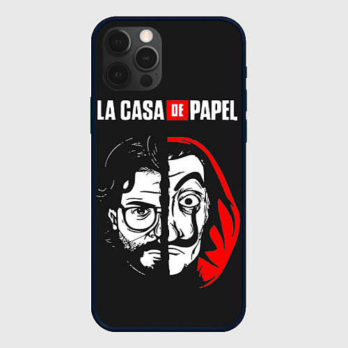 Чехол iPhone 12 Pro Max La casa de papel / 3D-Черный – фото 1