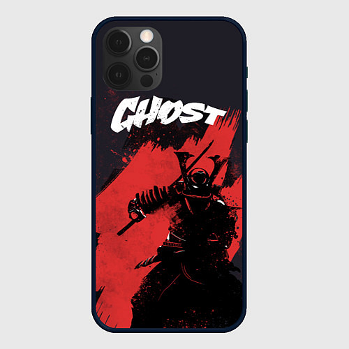 Чехол iPhone 12 Pro Max Ghost / 3D-Черный – фото 1