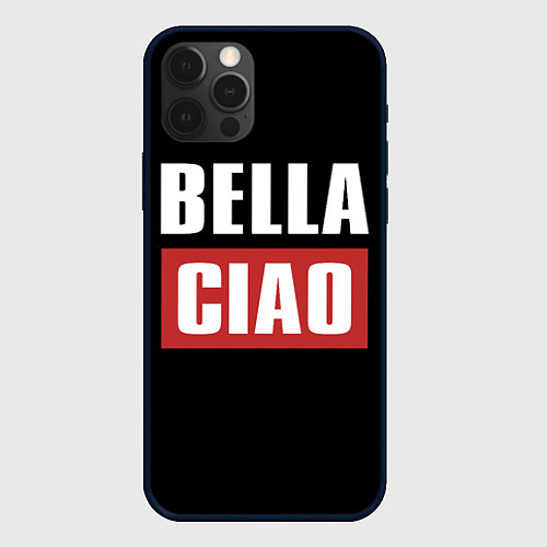 Чехол iPhone 12 Pro Max Bella Ciao / 3D-Черный – фото 1
