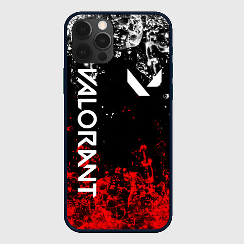 Чехол iPhone 12 Pro Max VALORANT / 3D-Черный – фото 1