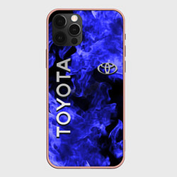 Чехол для iPhone 12 Pro Max TOYOTA, цвет: 3D-светло-розовый