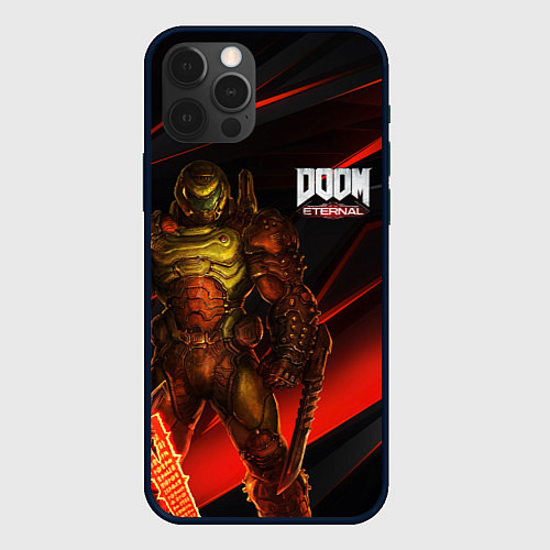 Чехол iPhone 12 Pro Max DOOM ETERNAL / 3D-Черный – фото 1