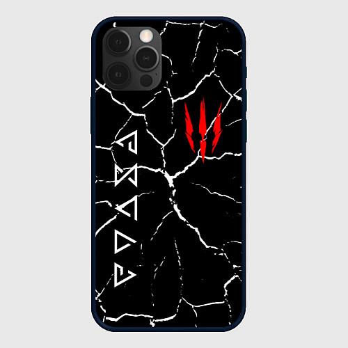 Чехол iPhone 12 Pro Max The Witcher / 3D-Черный – фото 1