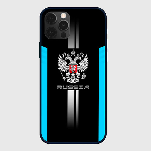 Чехол iPhone 12 Pro Max Russia / 3D-Черный – фото 1