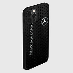 Чехол для iPhone 12 Pro Max MERCEDES-BENZ, цвет: 3D-черный — фото 2