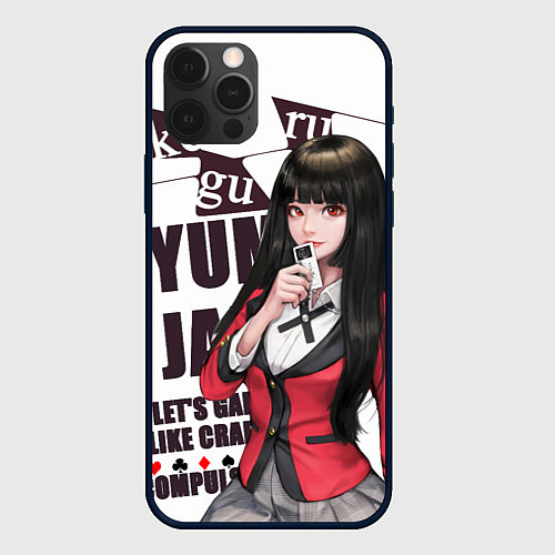 Чехол iPhone 12 Pro Max Kakegurui / 3D-Черный – фото 1