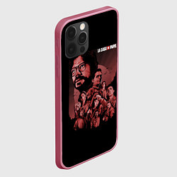 Чехол для iPhone 12 Pro Max БУМАЖНЫЙ ДОМ, цвет: 3D-малиновый — фото 2