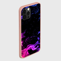 Чехол для iPhone 12 Pro Max ОГОНЬ НЕОН, цвет: 3D-светло-розовый — фото 2