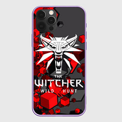 Чехол для iPhone 12 Pro Max The Witcher, цвет: 3D-сиреневый