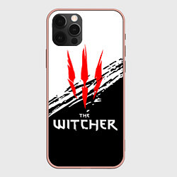 Чехол для iPhone 12 Pro Max The Witcher, цвет: 3D-светло-розовый