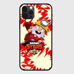 Чехол для iPhone 12 Pro Max Brawl Stars Dynamike, цвет: 3D-черный