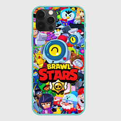 Чехол для iPhone 12 Pro Max BRAWL STARS NANI, цвет: 3D-мятный