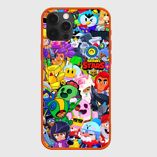 Чехол iPhone 12 Pro Max BRAWL STARS NANI / 3D-Красный – фото 1