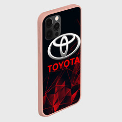 Чехол для iPhone 12 Pro Max TOYOTA, цвет: 3D-светло-розовый — фото 2