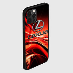 Чехол для iPhone 12 Pro Max LEXUS, цвет: 3D-черный — фото 2