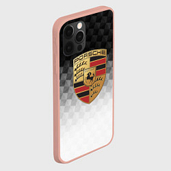 Чехол для iPhone 12 Pro Max PORSCHE, цвет: 3D-светло-розовый — фото 2