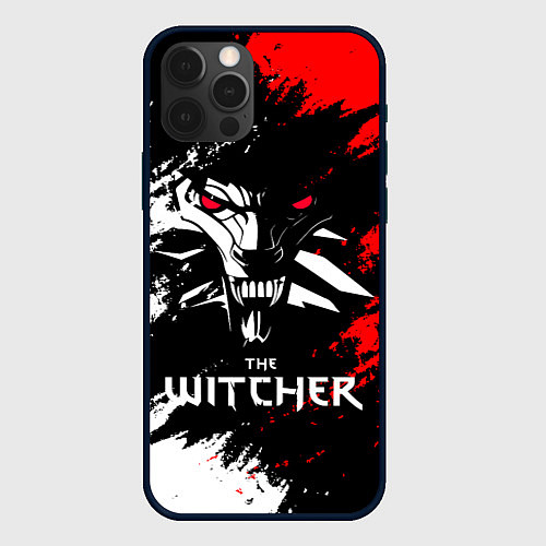 Чехол iPhone 12 Pro Max The Witcher / 3D-Черный – фото 1