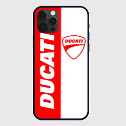 Чехол для iPhone 12 Pro Max DUCATI 4, цвет: 3D-черный