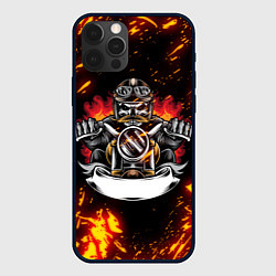 Чехол iPhone 12 Pro Max Fire Biker Z