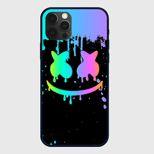 Чехол iPhone 12 Pro Max MARSHMELLO / 3D-Черный – фото 1