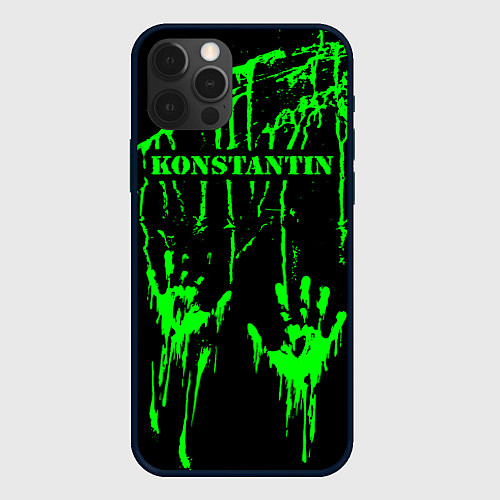 Чехол iPhone 12 Pro Max Константин / 3D-Черный – фото 1