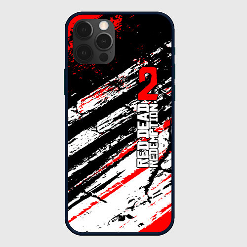 Чехол iPhone 12 Pro Max Red Dead Redemption 2 / 3D-Черный – фото 1