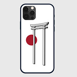 Чехол для iPhone 12 Pro Max Япония Тории Z, цвет: 3D-черный
