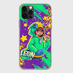 Чехол iPhone 12 Pro Max BRAWL STARS LEON