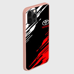 Чехол для iPhone 12 Pro Max TOYOTA, цвет: 3D-светло-розовый — фото 2