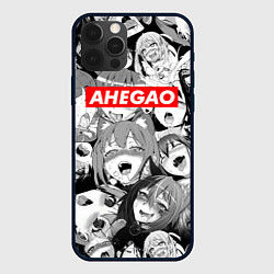 Чехол для iPhone 12 Pro Max AHEGAO АХЕГАО, цвет: 3D-черный