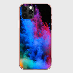 Чехол для iPhone 12 Pro Max КРАСКИ, цвет: 3D-светло-розовый