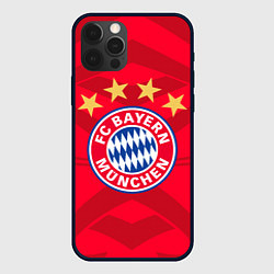 Чехол для iPhone 12 Pro Max BAYERN MUNCHEN, цвет: 3D-черный